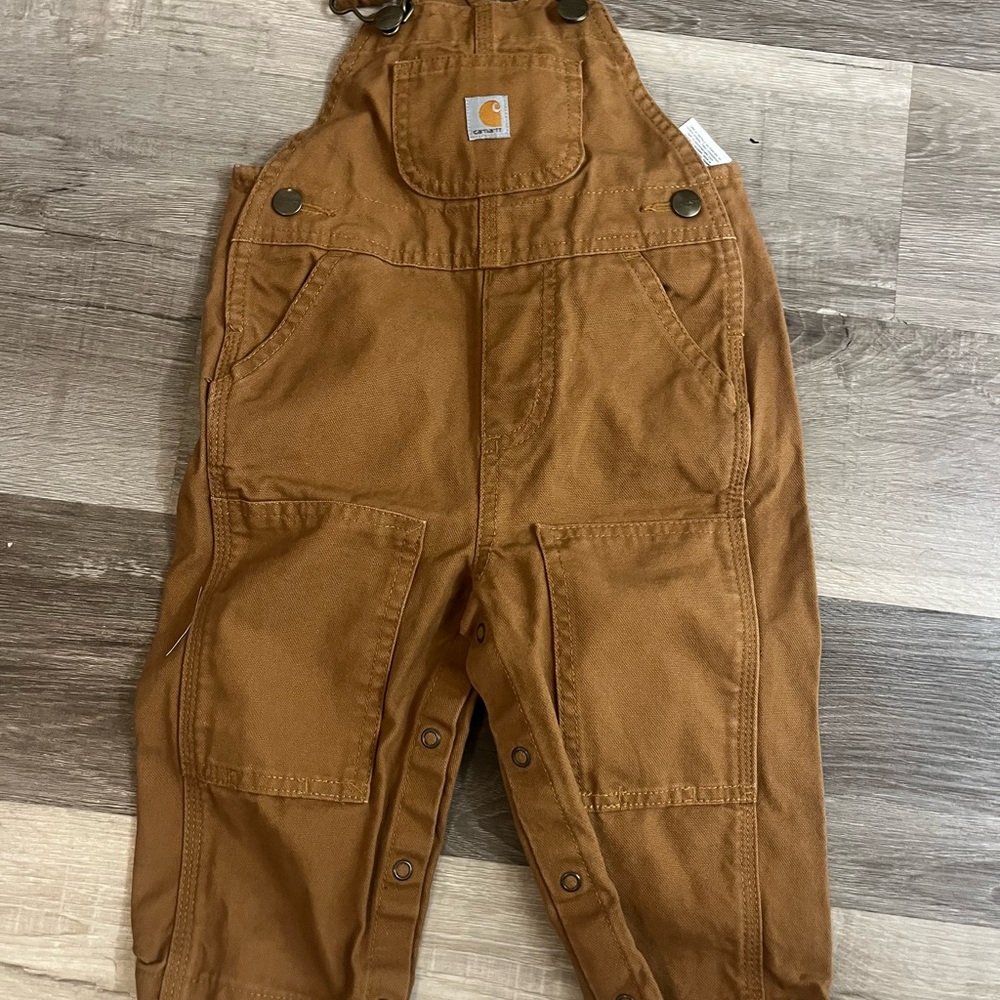 Carhartt Kids Tan Overalls